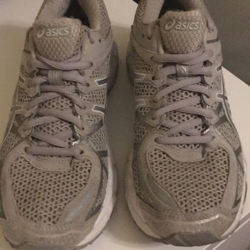 Asics Gel Kayano Gray Women’s Running Sneakers